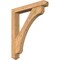 Ekena Millwork Legacy Arts and Crafts Smooth Bracket w/ Offset Brace, Western Red Cedar, 5 1/2"W x 34"D x 40"H BKT0604X34X40LEC03SWR - alternate 1